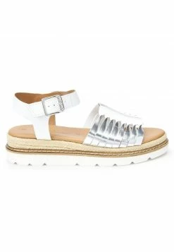 Next Damen FOREVER COMFORT TWIST - Plateausandalette - White Silver