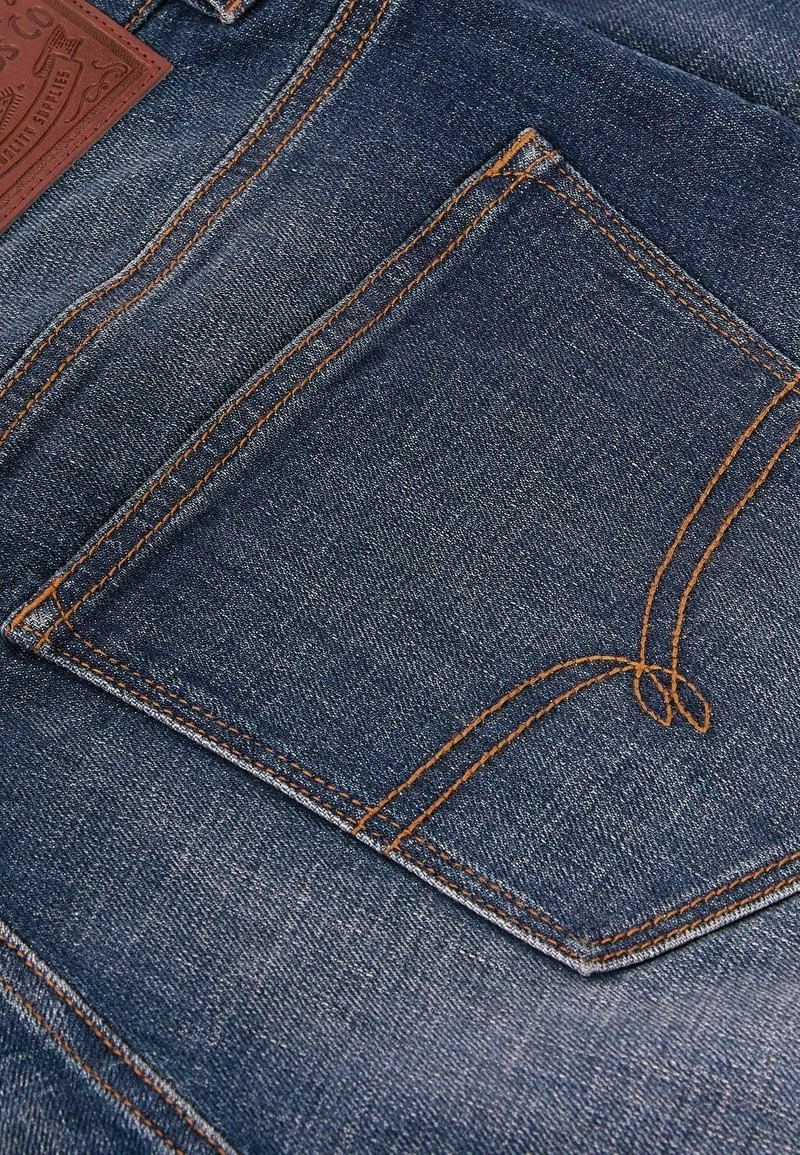 Next BELTED WITH STRETCH - Jeans Straight Leg - Blue | Herren – Bild 3