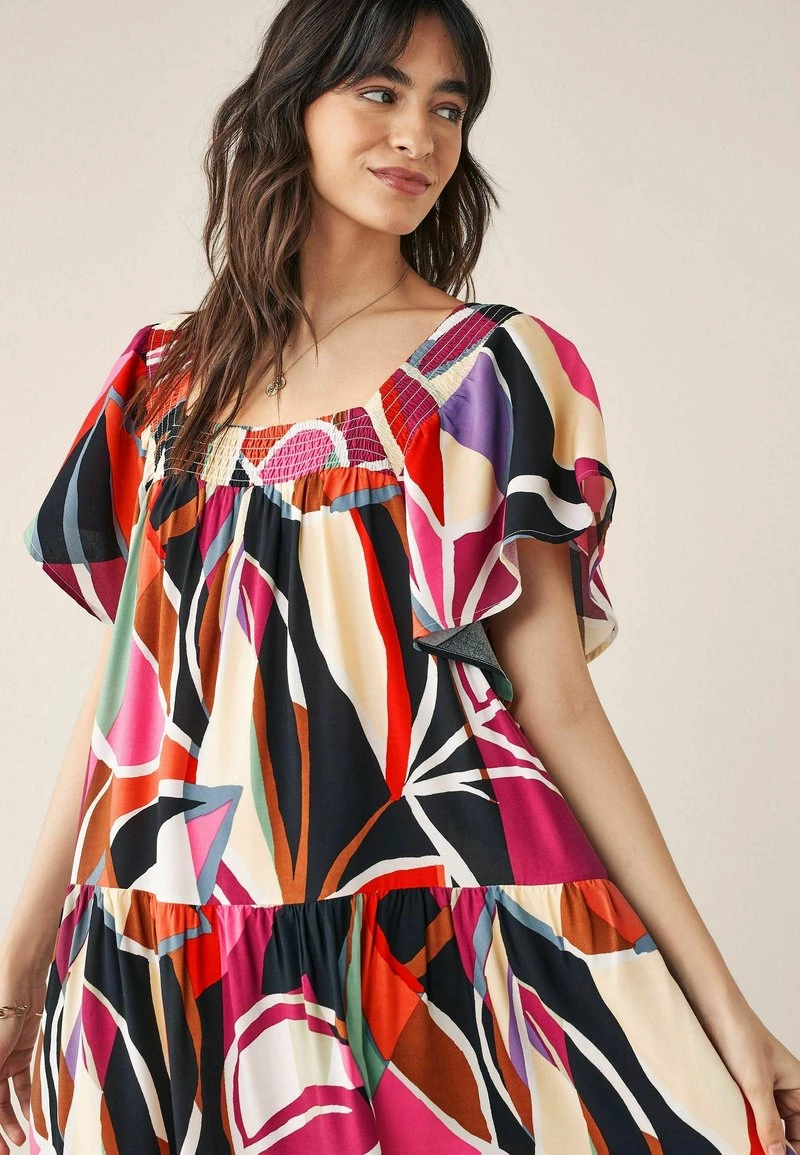 Next Damen Freizeitkleid - Pink Floral Print – Bild 3