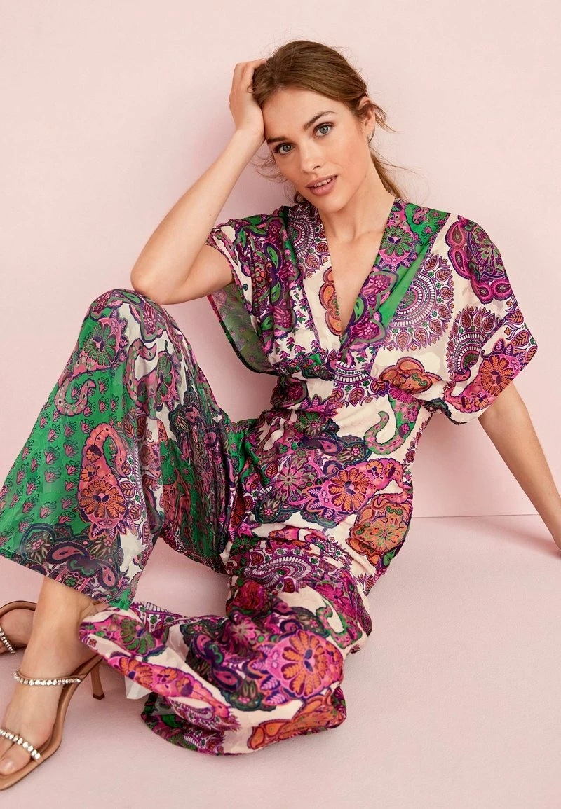 Next Damen BATWING - Jumpsuit - Pink Print – Bild 4