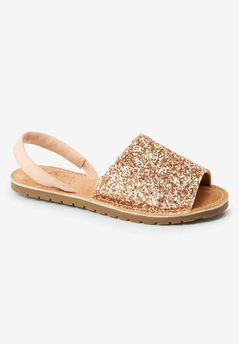 Next Riemensandalette - Rose Gold Glitter | Kinder – Bild 2