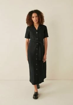Next Damen Blusenkleid - Black