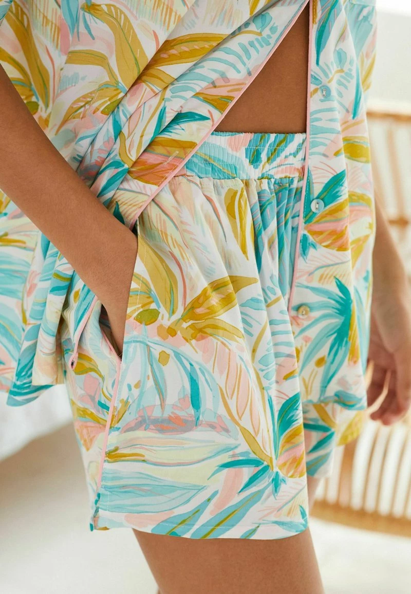 Next Damen SET - Nachtwäsche Set - Blue Hawaiian Floral – Bild 4