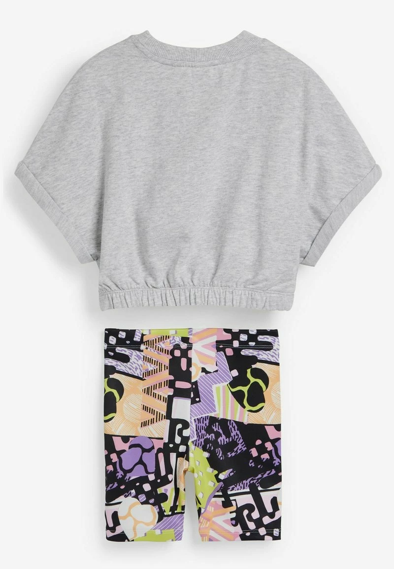 Next Kinder SET - Shorts - Purple Green Skater Style Print – Bild 2