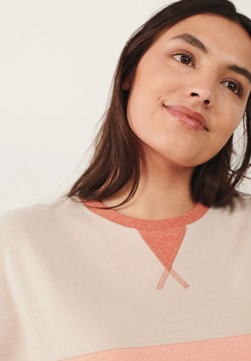 Next Damen Sweatshirt - Orange Colourblock – Bild 3