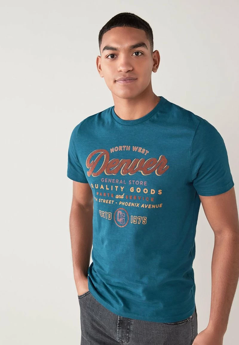 Next Herren 3 PACK - T-Shirt Print - Blue – Bild 4