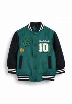 Next Kinder VARSITY SHOWER RESISTANT - Bomberjacke - Green/blank