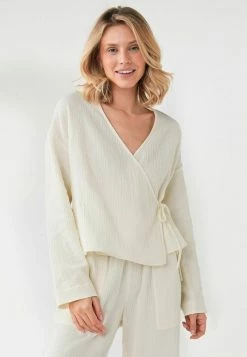 Next Damen TEXTURED - Nachtwäsche Shirt - Nude