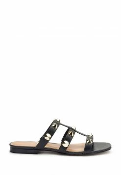 Next Damen SIGNATURE STUDDED - Pantolette Flach - Black