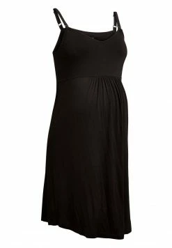 Next Damen BLACK MATERNITY NURSING SLIP - Nachthemd - Black