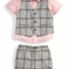 Next Kinder Anzugweste - Grey, Pink