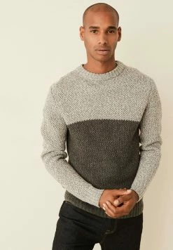 Next Herren TWIST - Strickpullover - Grey
