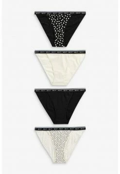 Next Damen 4 PACK - String - Black (218937)