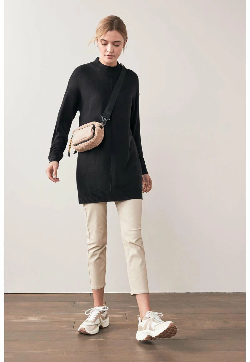 Next Damen LONG COSY - Strickpullover - Black – Bild 2