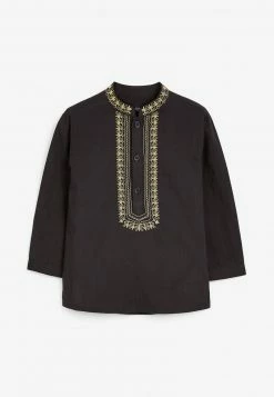 Next Kinder EMBROIDERED KURTA - Hemd - Black