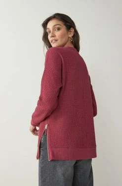 Next Damen BLEND WAFFLE - Strickpullover - Red