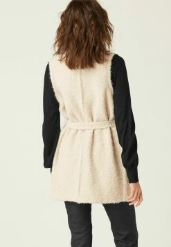 Next BORG - Weste - Off White | Damen