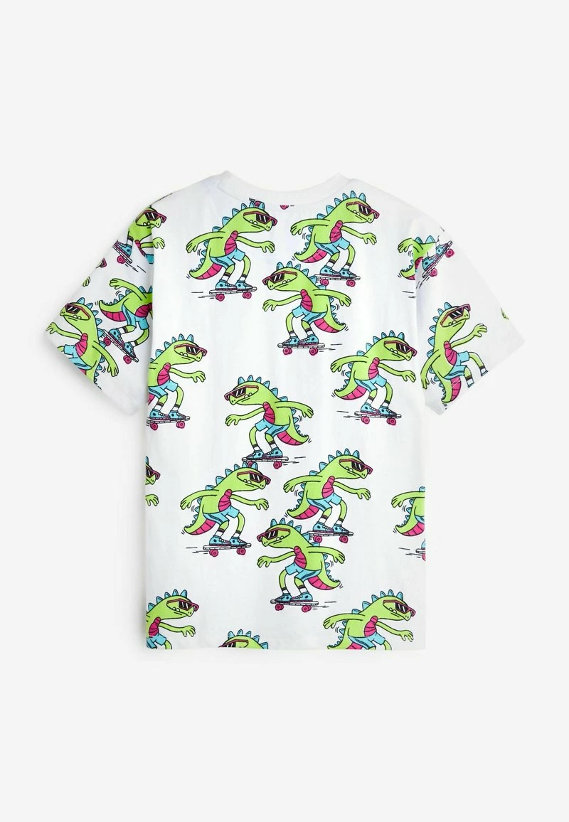 Next Kinder SHORT SLEEVE - T-Shirt Print - White Green Lizard Print – Bild 2