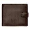 Next Herren BLACK PU POPPER FRONT WALLET - Geldbörse - Brown