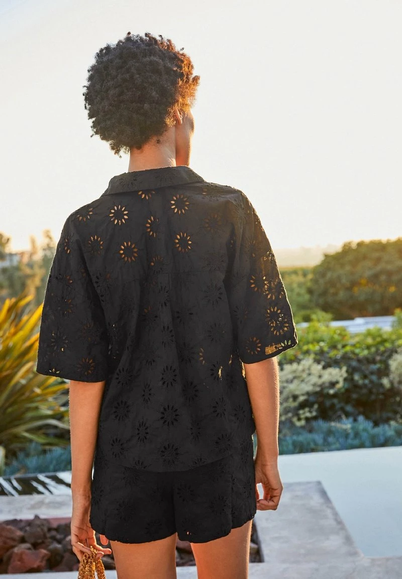 Next Damen SHORT SLEEVE - Hemdbluse - Black – Bild 2