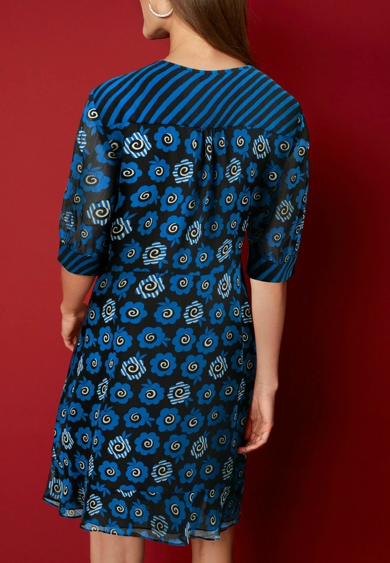 Next Damen CELIA BIRTWELL TIE NECK - Freizeitkleid - Black – Bild 3