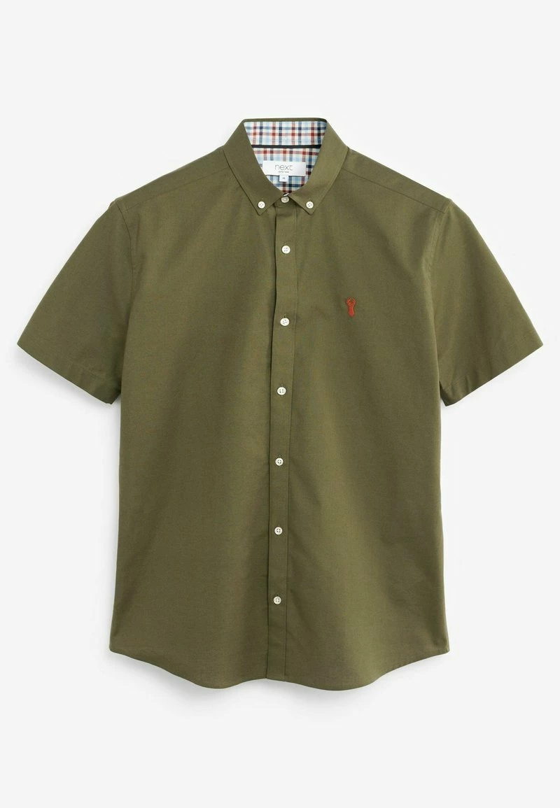Next Herren STRETCH OXFORD - Hemd - Khaki – Bild 4
