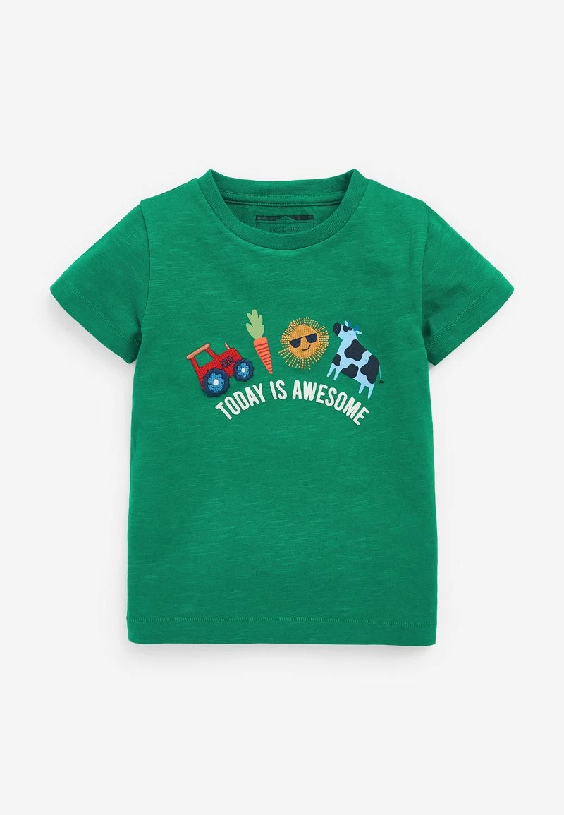 Next Kinder 3 PACK - T-Shirt Print - Mottled Light Blue – Bild 2