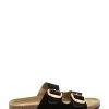 Next Damen DOUBLE STRAP FOOTBED - Pantolette Flach - Black