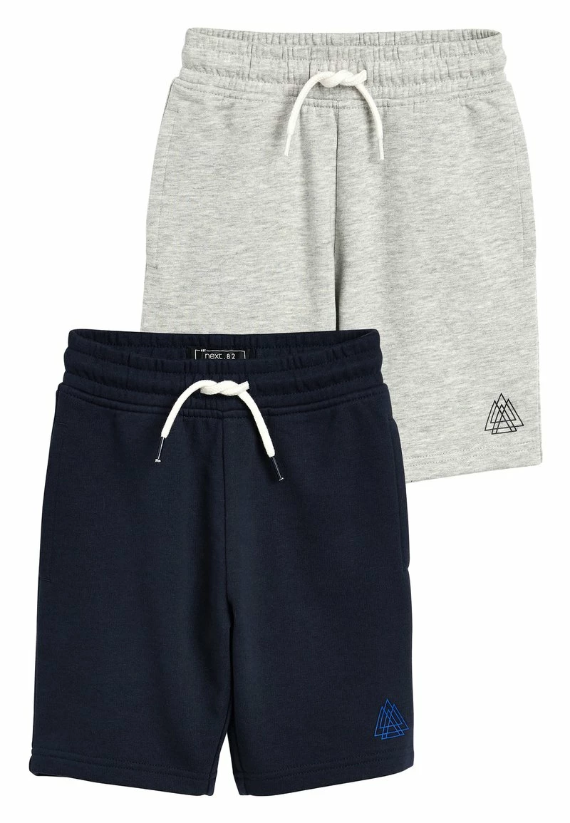 Next Unisex 2 PACK SHORTS - Shorts - Light Grey