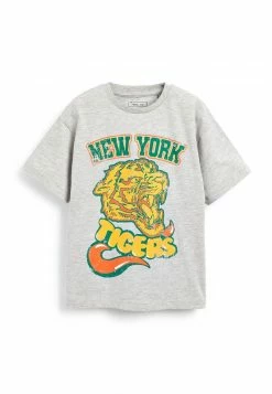 Next Kinder NEW YORK TIGERS GRAPHIC SHORT SLEEVE - T-Shirt Print - Grey
