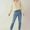 Next Damen COLLAR CABLE - Strickpullover - Off White