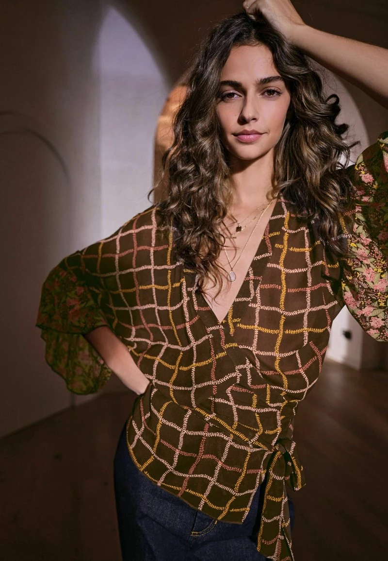 Next Damen WRAP - Bluse - Brown – Bild 2