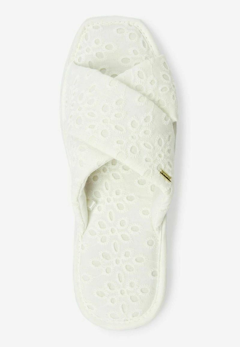 Next Damen Pantolette Flach - White – Bild 3