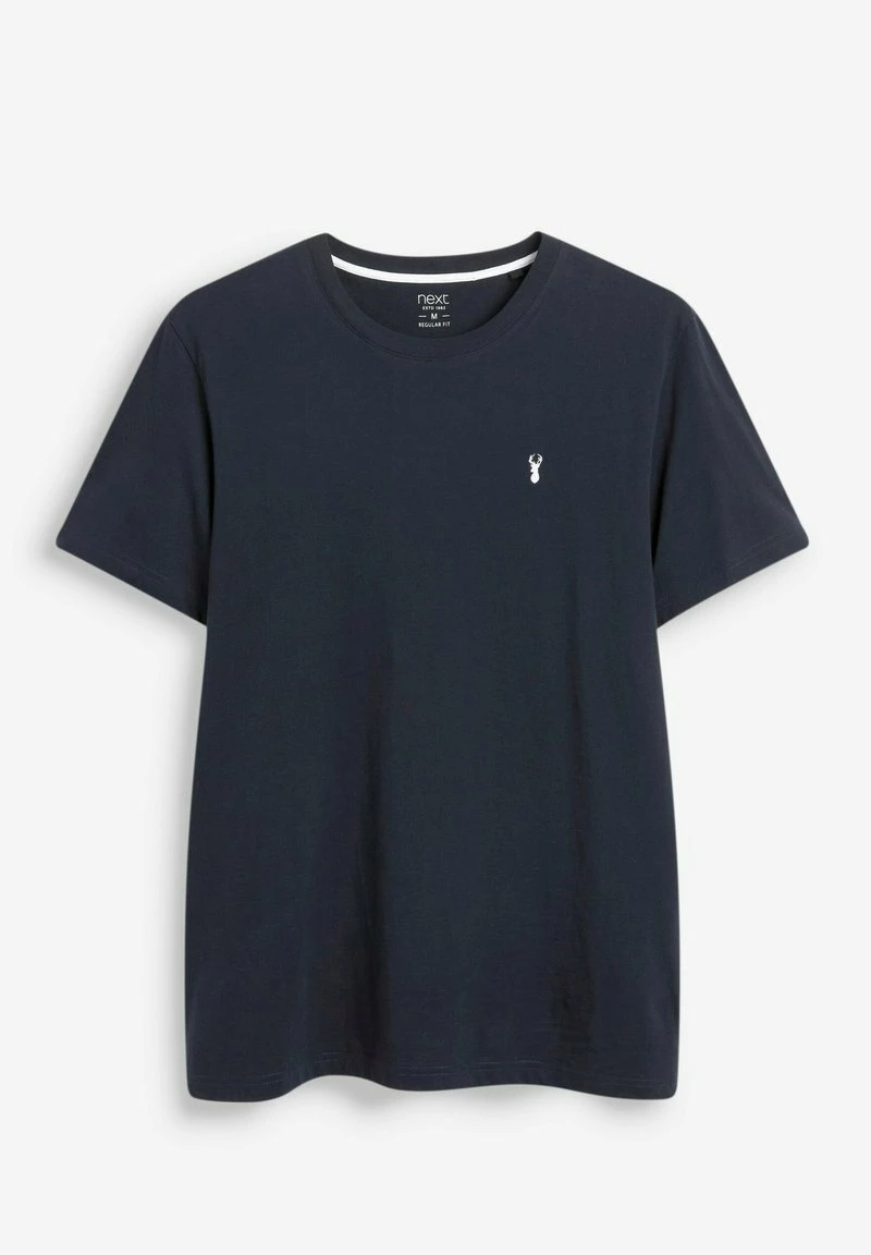 Next CREW NECK REGULAR FIT STAG 5 PACK - T-Shirt Basic - Blue | Herren – Bild 12