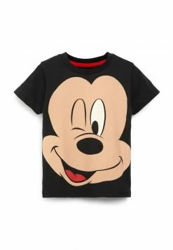 Next Kinder MICKEY MOUSE SHORT SLEEVE - T-Shirt Print - Black Cream