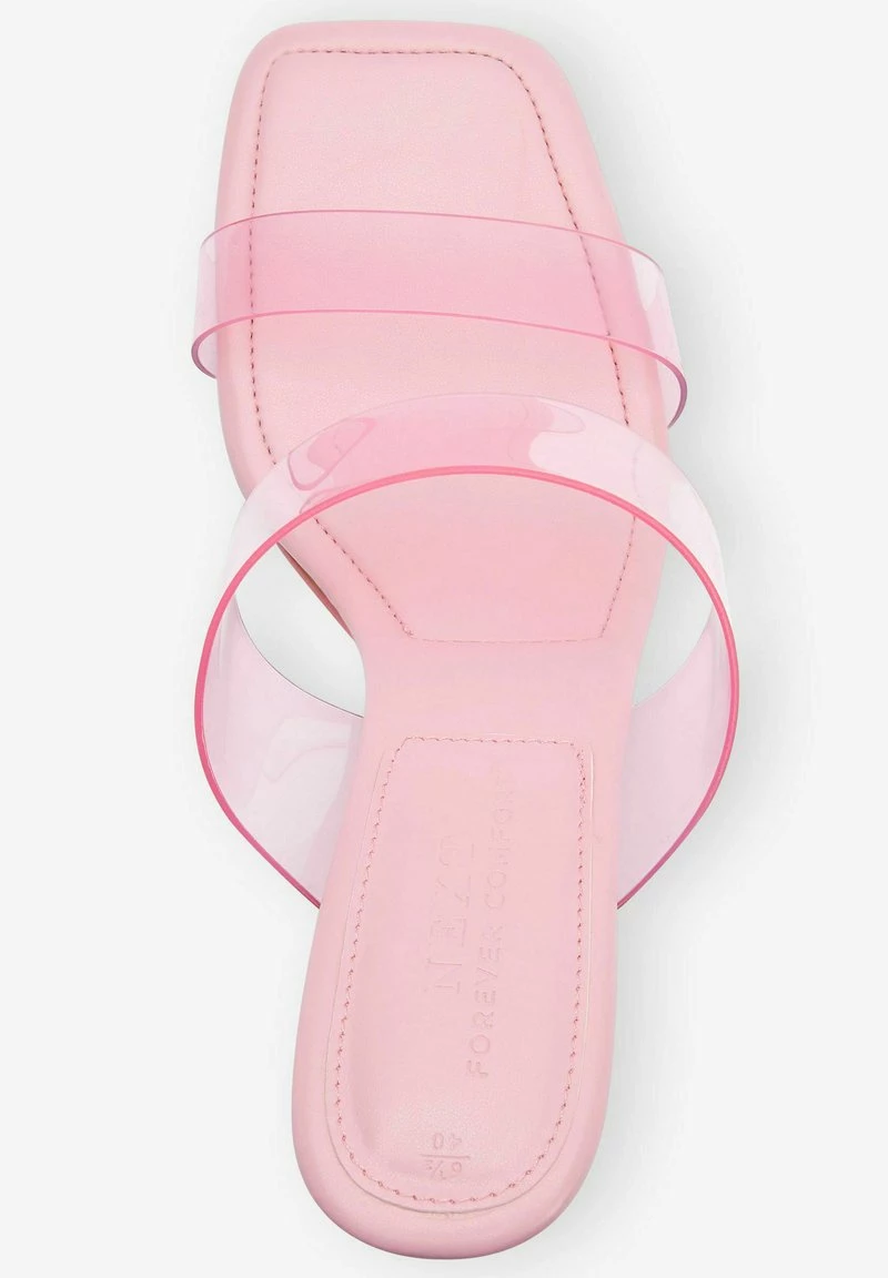 Next Damen PERSPEX TWO BAND - Pantolette Hoch - Pink – Bild 3