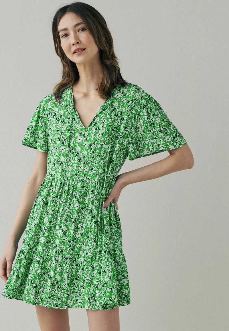 Next Damen PRINTED - Freizeitkleid - Green