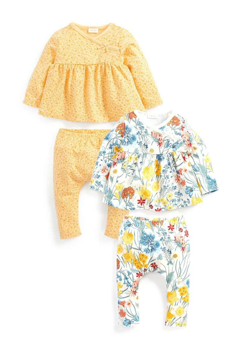 Next 4 PIECE LONG SLEEVE WRAP SET - Stoffhose - Yellow Cream Baby | Kinder – Bild 2