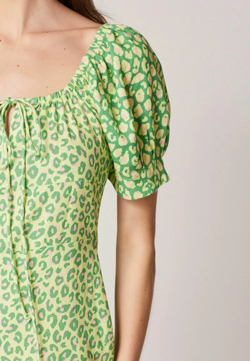 Next Damen Freizeitkleid - Green Animal Print – Bild 4