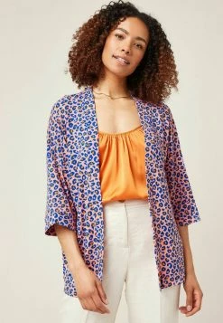 Next Damen Strickjacke - Pink Animal