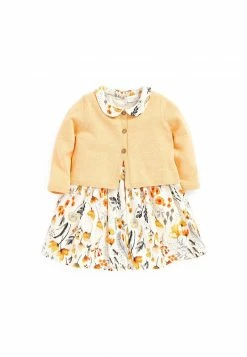 Next Kinder SET - Strickjacke - Ochre Yellow