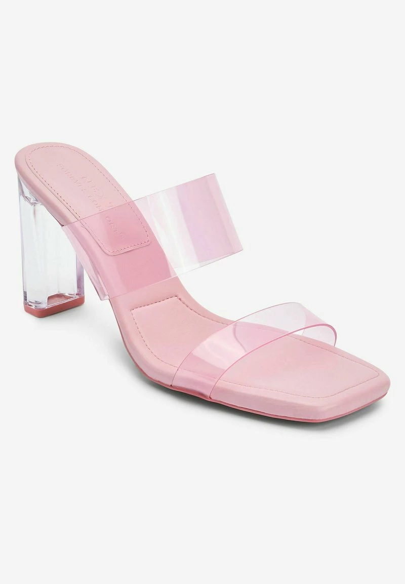 Next Damen PERSPEX TWO BAND - Pantolette Hoch - Pink – Bild 2