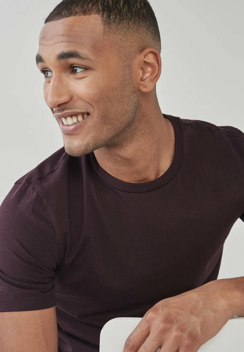 Next Herren T-Shirt Basic - Red – Bild 3