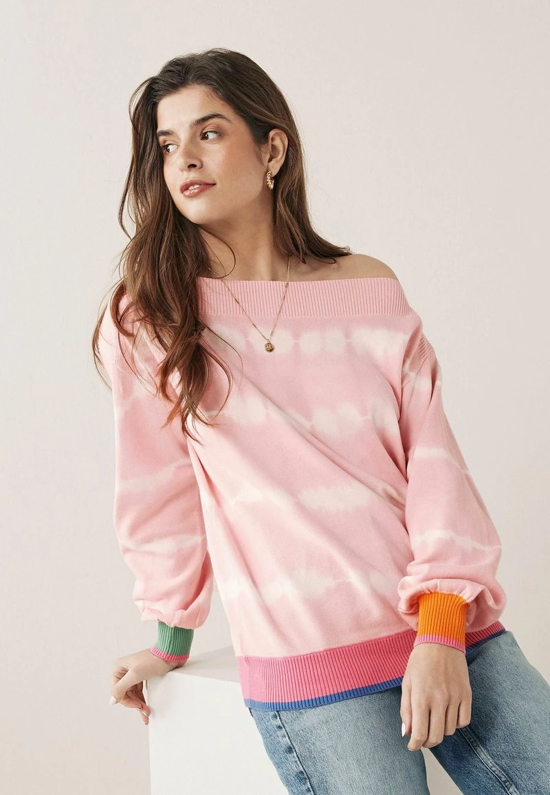 Next Damen TIE DYE - Strickpullover - Pink – Bild 4
