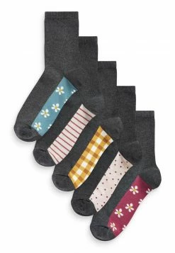 Next Damen DAISY 5 PACK - Socken - Grey