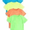 Next Kinder 4 PACK - T-Shirt Basic - Bright Fluros