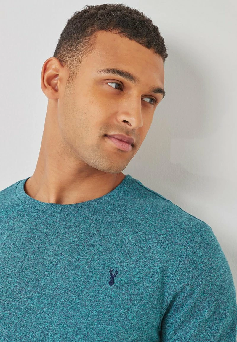 Next Herren REGULAR FIT STAG - T-Shirt Basic - Blue – Bild 3