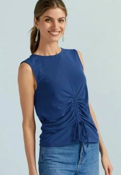 Next Damen SLEEVELESS - Bluse - Cobalt Blue