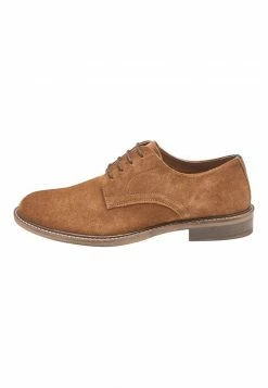 Next Herren NAVY SUEDE DERBY SHOES - Business-Schnürer - Brown