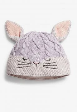 Next Kinder KNITTTED BUNNY - Mütze - Lilac